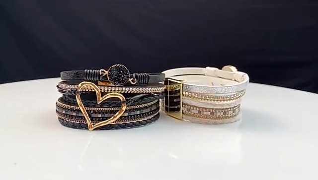 Set 2 Bracciali In Cuoio Con Ciondoli Albero Della Vita - Regalo Perfetto Per San Valentino O Compleanno