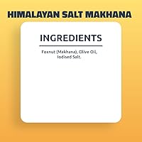 Vista 9 de Farmley Makhana Snacks saludables de proteínas Crujientes tostados y saborizados a base de plantas sin gluten (paquete de 1) Semillas de loto