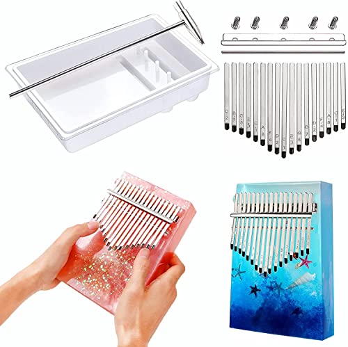 Koonafy Moule Resine Epoxy Kit, Moules de Kalimbas Thumb Piano 17 Clés, Moulle en Resine avec instruction d… - Les Beatles, Paul McCartney, John Lennon, RIngo Starr, George Harrison Koonafy Moule Resine Epoxy Kit, Moules de Kalimbas Thumb Piano 17 Clés, Moulle en Resine avec instruction d…