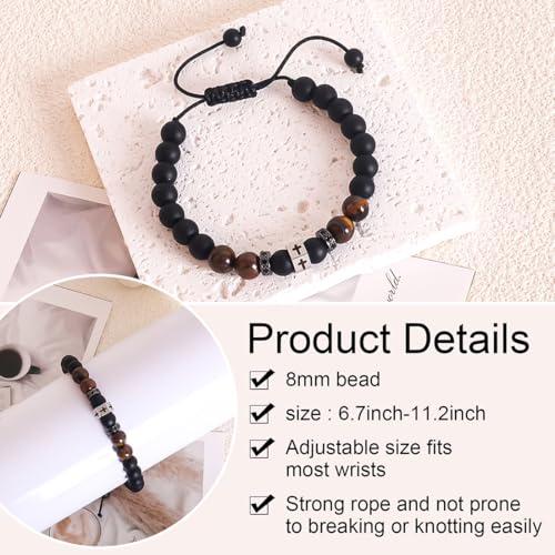 Pulsera motivacional para hombre con tarjetas significativas miniatura 4