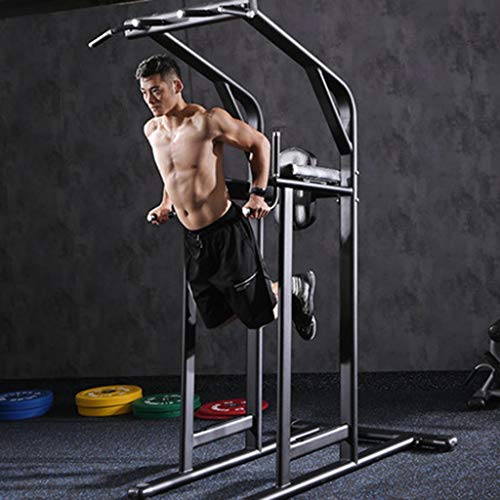 YOT-Pull-Up-Bar-Multi-Functional-Power-Tower-Height-Adjustable-Dip-Stand-Station-for-Home-Gym-Strength-Training-Workout-Equipment-1100LB-Max-Capacity