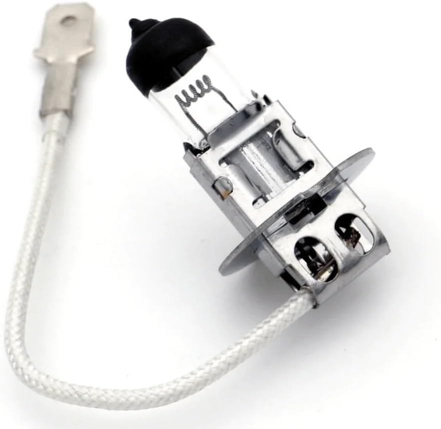 DN-27837 H3 24V 65W PK22S 24V65W LH-58 PKX22S Black Top Shield Black Tip Bulb Dental Chair Light(10 Pieces)