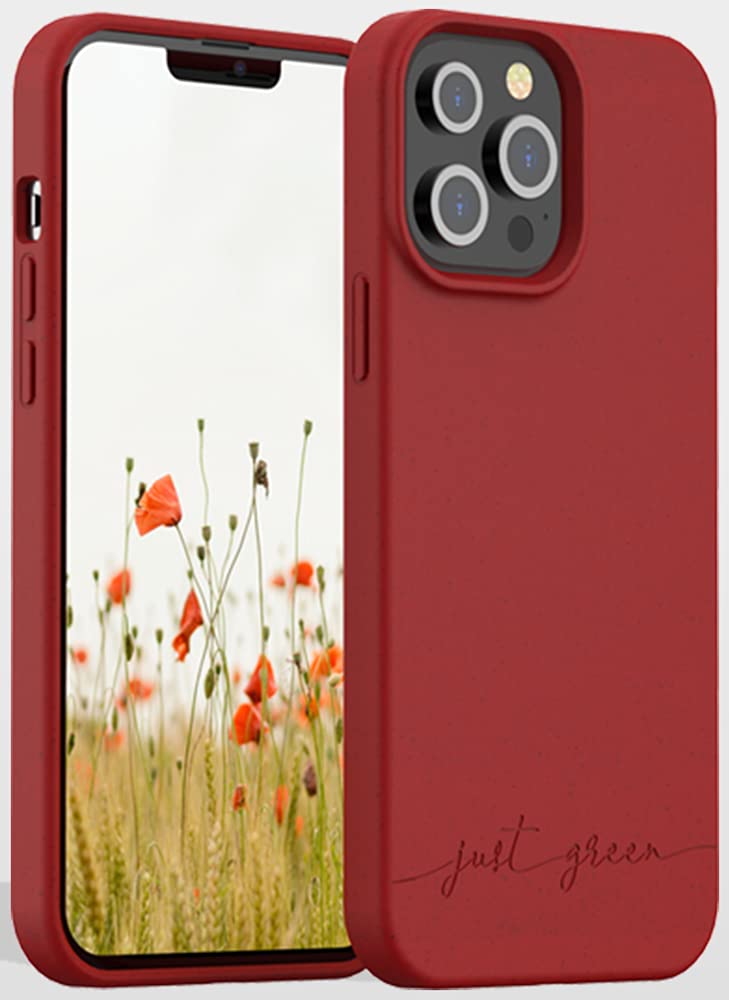 Just green eco-designed case for iphone 13 pro max, natural black