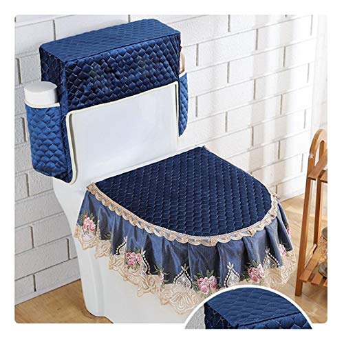WAYYQX Toile Sitzauflagen WC-Sitzbezug Combo Multifunktions-Toiletten-Sitzbezug DREI-teiliger U-förmiger… – Bild 4