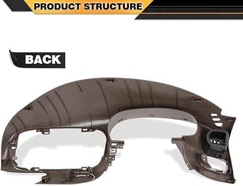 Miniatura 9 de Bisel de tablero marrón compatible con Ford F150 1997-2003. Compatible con Ford Expedition 1997-2003