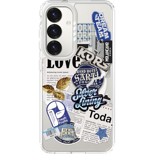 Coque Samsung S25 Plus ultra transparente MOLAN CANO Dream légère anti-jaunissement