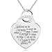Produktbild Serenity Gebet Halskette, Sterling Silber, Herzform