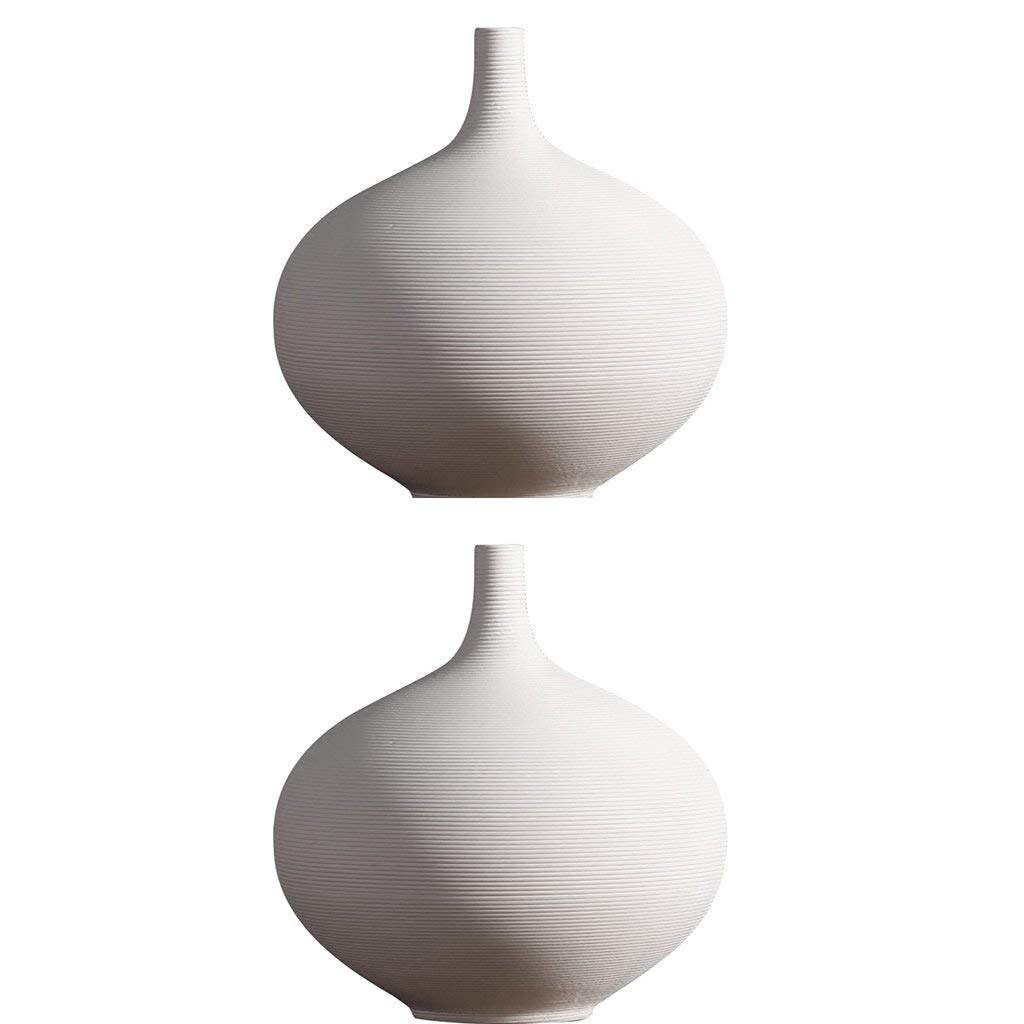 2 vasi in ceramica per fiori, da tavolo, decorazione per matrimoni, idea regalo, misura L