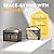 Power Queen 2 Pack Mini LiFePO4 Lithium Battery, 12V 100Ah Battery with Built-in 100A BMS, 1280Wh Energy, Up to 15000 Cycles, 10-Year Lifespan for Home Solar Energy System, RV, Camping