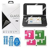 ニンテンドー 3DS XL LL 新バージョン用クリアトップ+ボトムLCDスクリーンプロテクターフィルムガード 2個