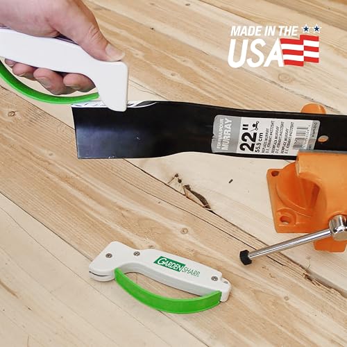 AccuSharp Garden Tool Sharpener, Diamond-Honed Tungsten Carbide Blades, Restores, Repairs, Sharpens & Hones Lawnmower Blades, Secateurs, Limb Loppers, Hoes, Shovels, and Scythes - Image 8