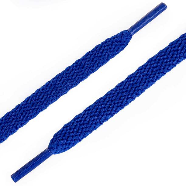 Image of 2 PAIRS Flat Shoe laces 48 Inches Wide Shoelaces for Athletic Running Sneakers Sports Shoes Boot Laces Strings (2 Pairs)