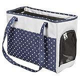 mit Außentaschen TRIXIE 28969 Tasche Bonny, 20 × 29 × 40 cm, blau/grau