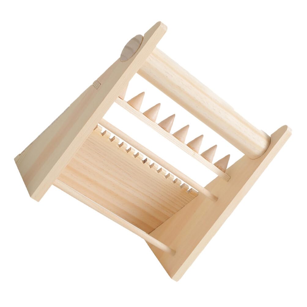 Tyuhduyur Wooden Jewelry Display Rack Jewelry Holder Necklaces Display Shelves Display Shelf Bracelet Holder Bracelets Holder Necklace Display For Selling Jewelry Rack Pr