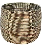 FRANK FLECHTWAREN Grote schaal, vlak, decoratieve schaal, waterhyacint 50 x 8 cm