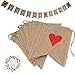 Produktbild VIELEN DANK Girlande aus Jute Stoff inklusive passende Aufkleber - Rot, Weiß - Ideal zum Danke sagen - für Geburtstag, Feier, Hochzeit und vieles mehr