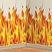 Beistle Flame Backdrop
