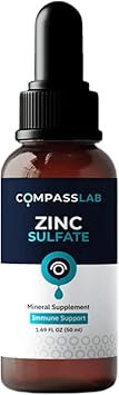Zinc Sulfate 7.5 mg/2 mL Oral Solution - 50 mL Bottle 25 Servings