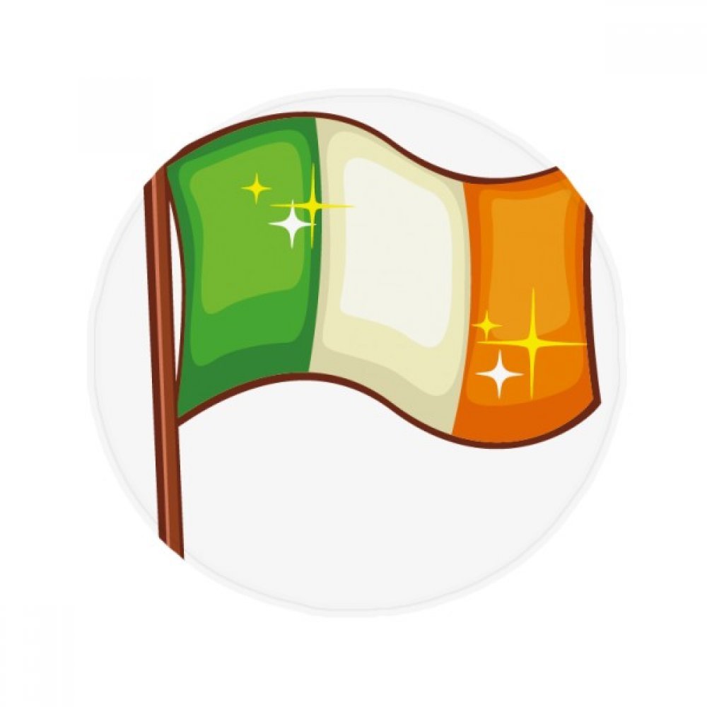 Tapis d'entrée St. Patrick de 80 cm, le cadeau parfait pour célébrer l'Irlande
