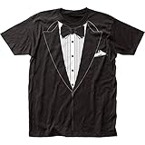 Original Retro Tuxedo Funny Tux T-Shirt L