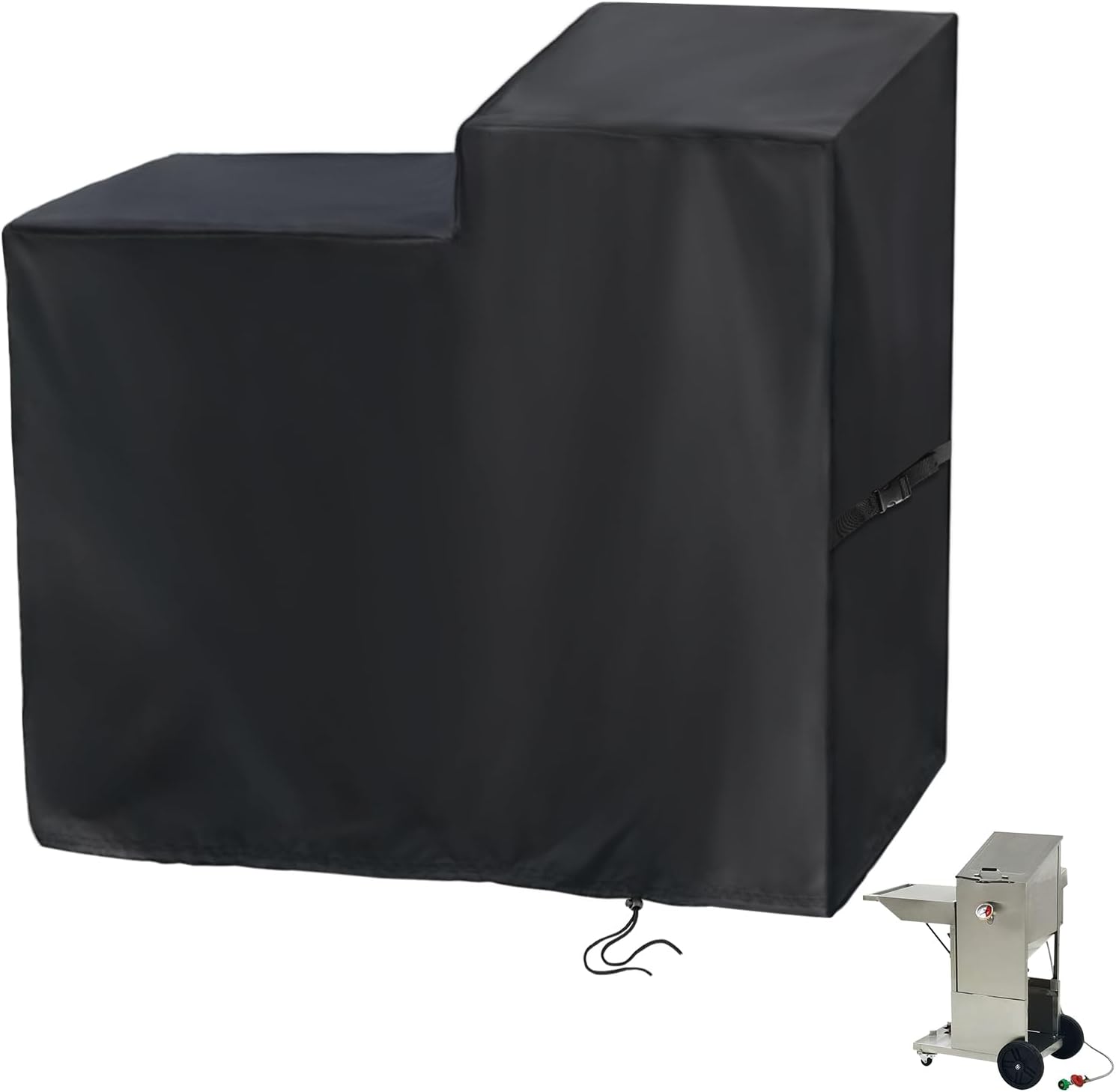 Fryer Cover for Bayou Classic 700-704 or 700-701 with Cart, Waterproof Heavy Duty Deep Fryer Cover for 9 Gallon Deep Fryer Model 700-709