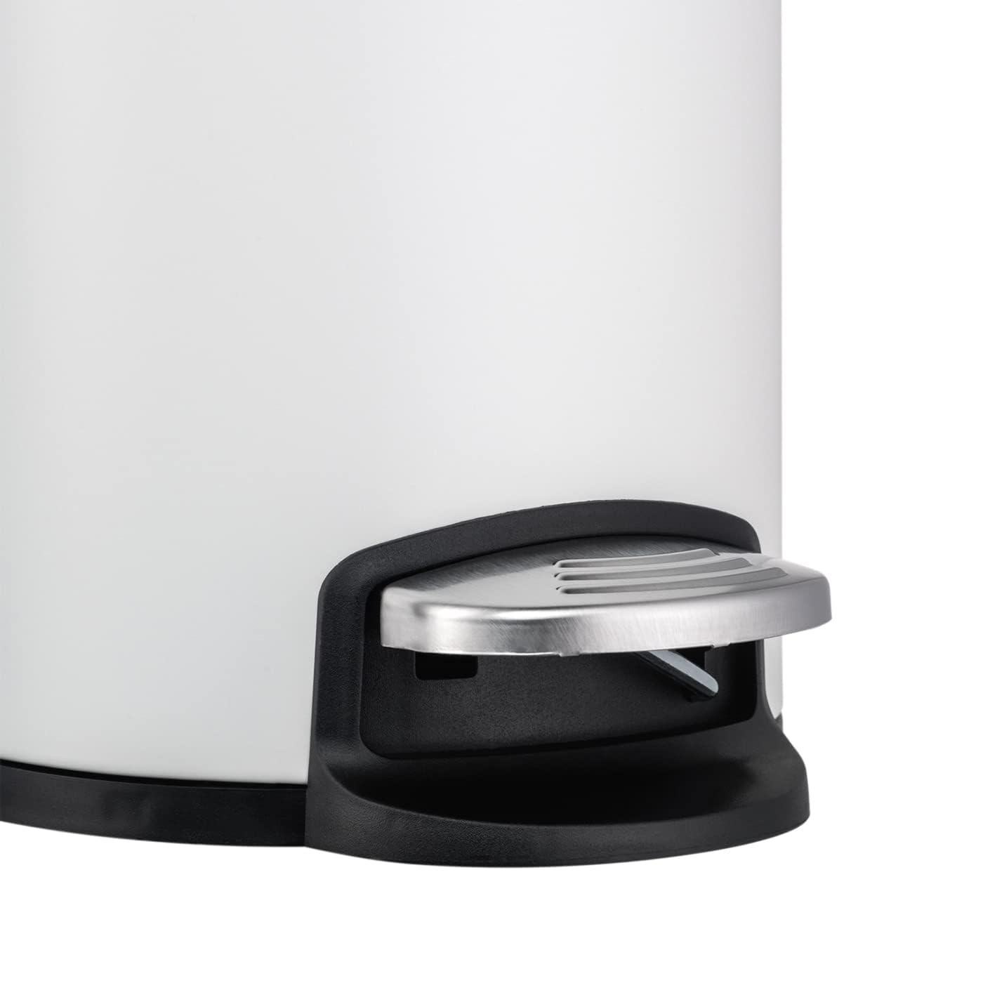 Collecteur De Déchets Recyclables En Tôle D'acier, Antifeu, 89 L Argent Antique Clapet Jaune 304803