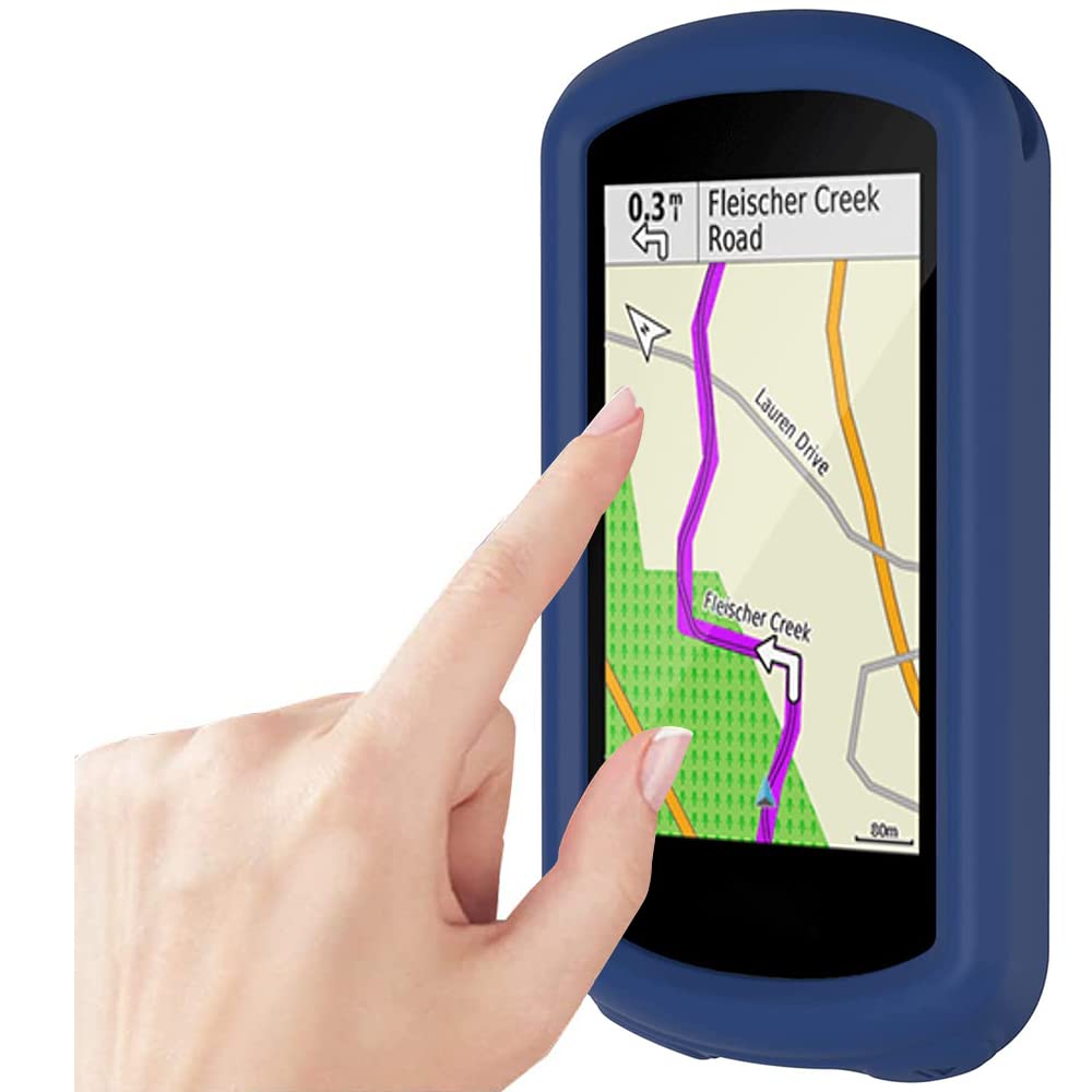 Custodia Protettiva In Silicone Per Garmin Edge 1030/1030 Plus – 2 Pezzi Blu – Antigraffio E Antiurto - 2