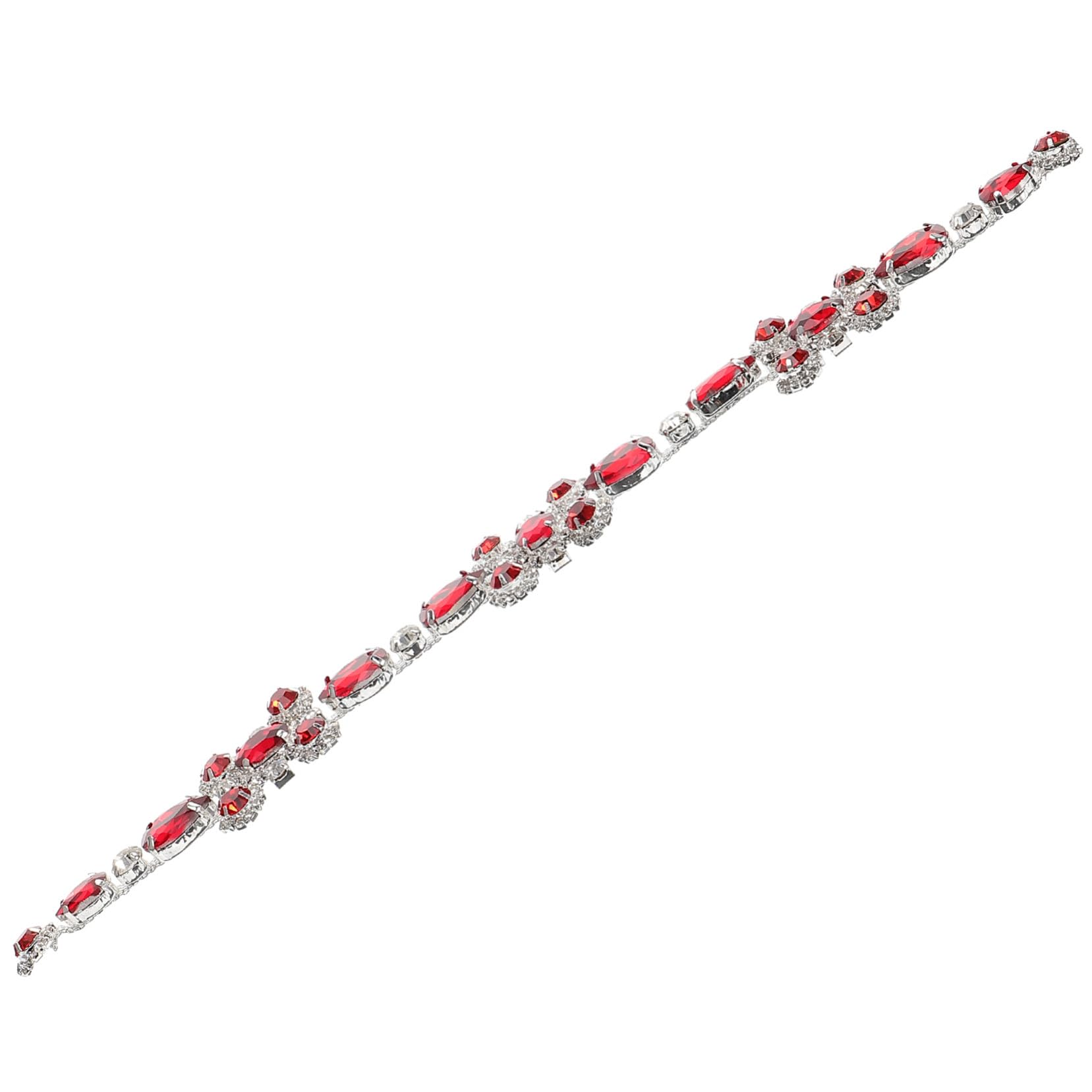 Aplique de cristal rojo para customizar vestidos en tus fiestas