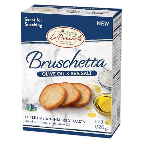 image for La Panzanella Olive Oil and Sea Salt Bruschetta Crackers - Italian-ins