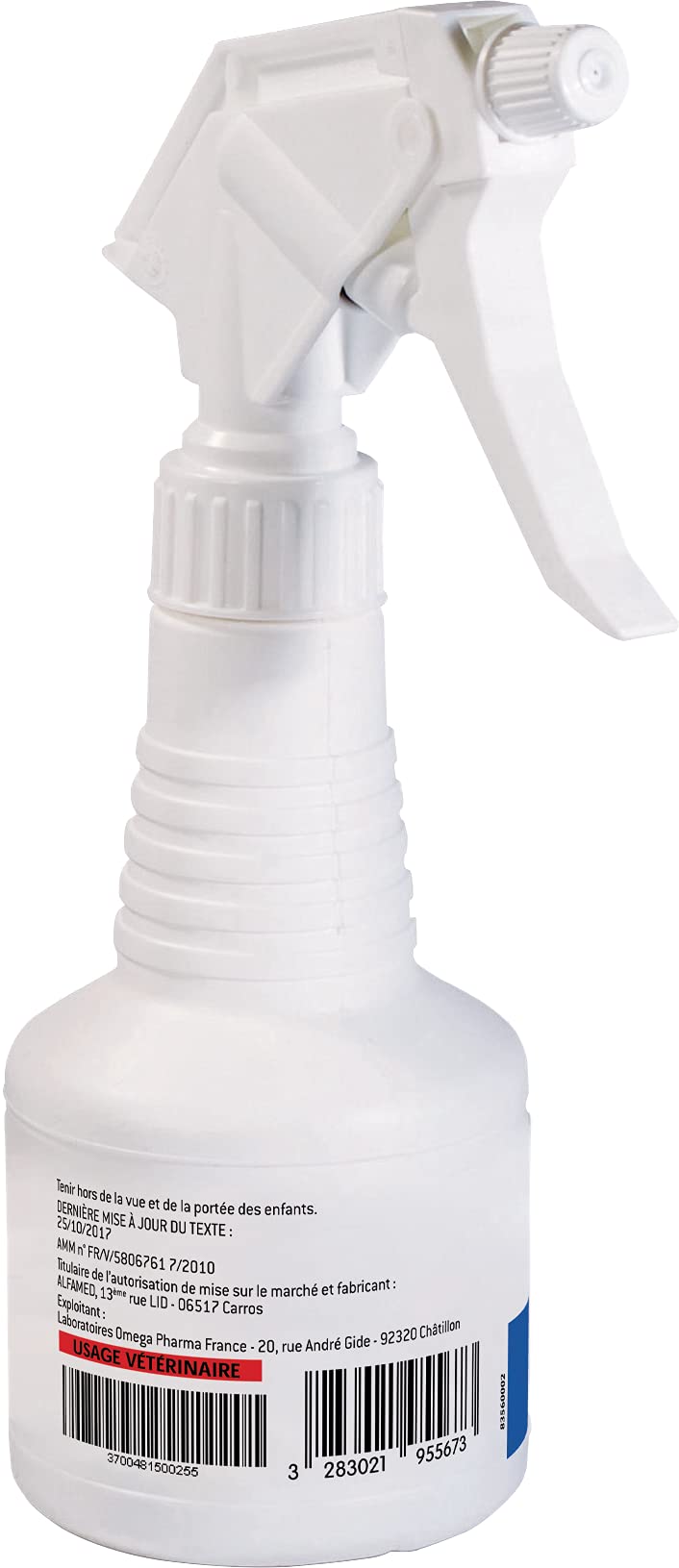Fiprokil Spray 2,5 MG Chats & Chiens Clément Thékan - Traitement des infestations par Les Puces/Tiques/Poux Broyeurs - Fabriqué en France - 250 ML