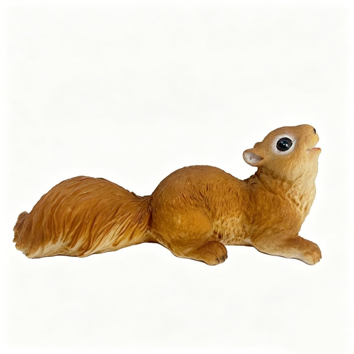 SolvixEdge Climbing Squirrel Sculpture, Wall Hanging Animal Figurine, Garden Fence Yard Outdoor Ornament Decor