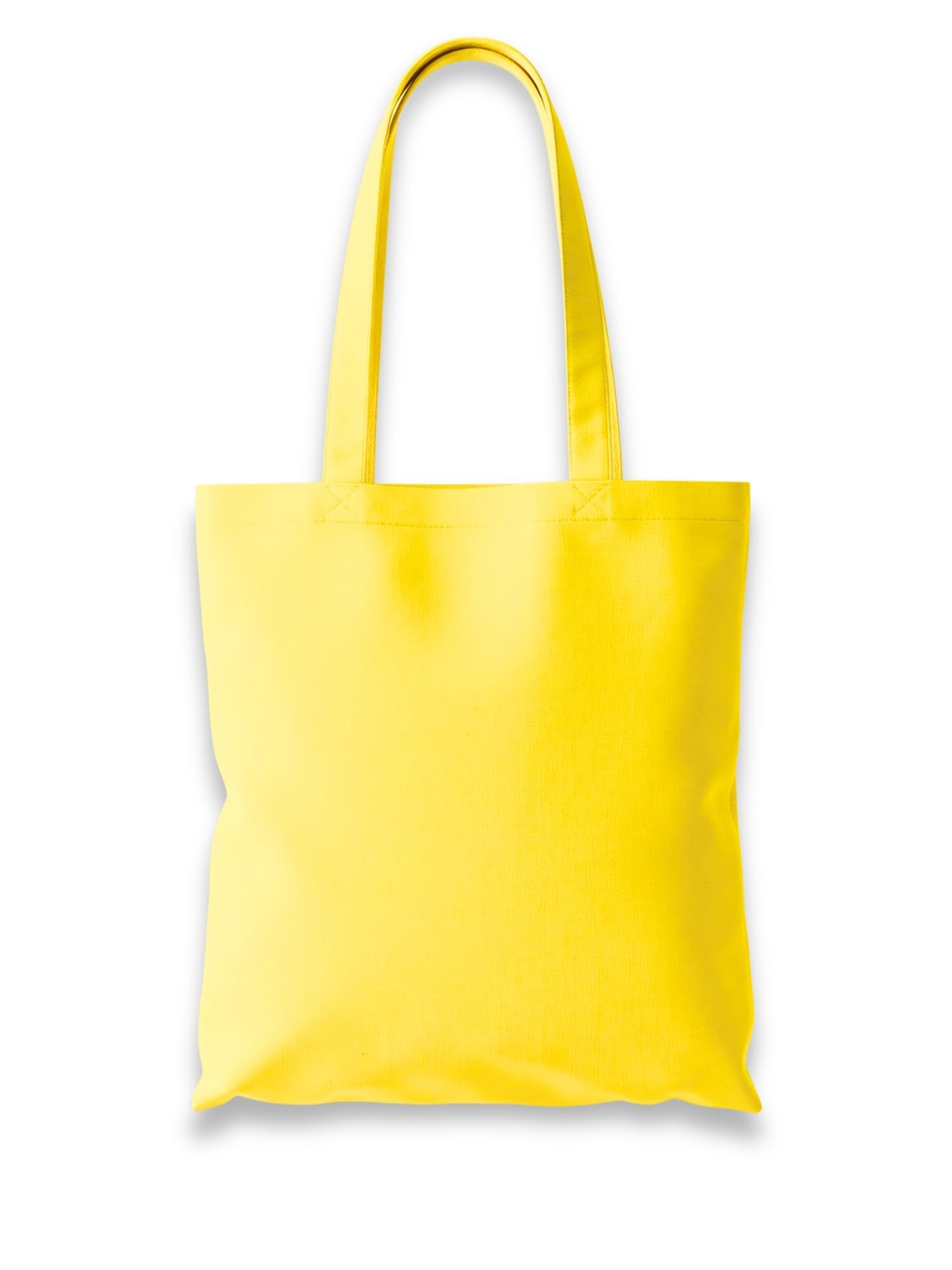 Premium Cotton Tote Bag, Eco-Friendly Shopping Bag, 100% Cotton Canvas, Reusable Grocery Cloth Bag, Extra Strong Long Handle Double Stitched Ideal for Printing