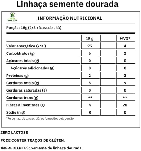 Linhaça Semente Dourada (1Kg)