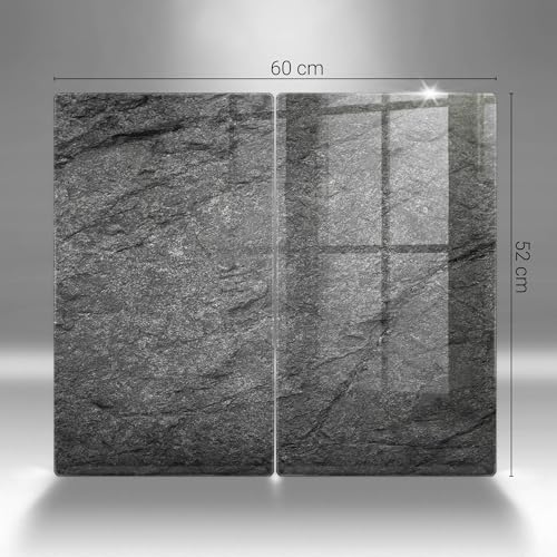 Planche en verre Wallfluent 2x30x52cm pour protéger votre plan de travail de cuisson
