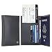 Genuine Leather Passport Holder - B BELK RFID Blocking Travel Wallet Cover Case For Men & Women,Protect Your Passport,Airline Ticket, Credit Cards,Cash