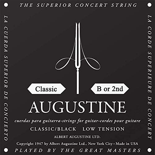 Performance Plus By Augustine | Low Tension Classical Guitar String (Single) "B" String (Au42B) #TOP28