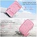 Canboc Case for Canon PowerShot SX740/SX730, Hard Carrying Case + Soft Silicone Protective Cover with Removable Lens Cover, Pink