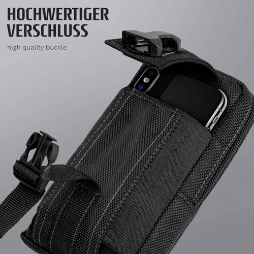 Étui tactique EDC Google Pixel 9 Pro XL en nylon anti-choc avec mousqueton robuste - 2