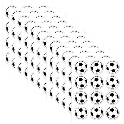 120 Pièces Stickers Foot 3CM, Étiquette Autocollante pour Scellage