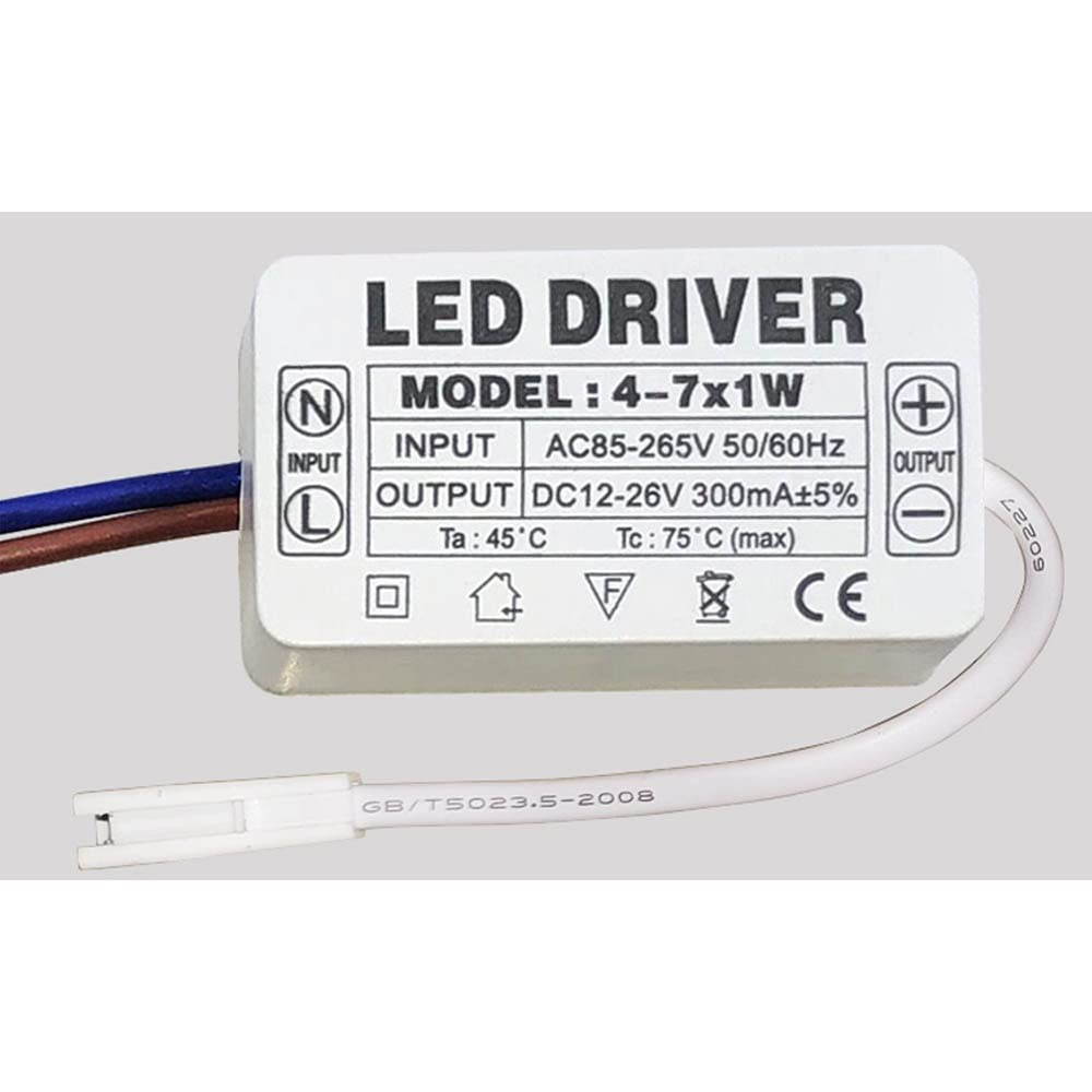 LED Driver 300mA 1W 3W 5W 7W 12W 18W 20W 25W 36W For LEDs Power Supply Unit AC85-265V Lighting Transformers For LED Power Lights-4-7W