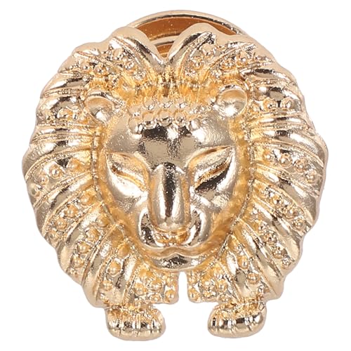 GLEAVI Perilla de Gabinete Vintage Cabeza de Tigre Dorada Tirador Decorativo para Armarios y Cajones de Tocador Manija Única Orificio Adecuado para Cocina y Muebles de Dormitorio