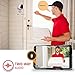 Energizer Connect Wireless Rechargeable Battery-Powered Smart WiFi Security Camera, 1080p Video, Indoor/Outdoor Weatherproof, PIR Motion Detection, 2-Way Audio, Night Vision, Cloud Storage/SD Slot