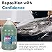 Rapid Tac II Application Fluid 128 oz | Formulated for Specialty Films, Glass & Cold Temp Applications | Faster Bonding | Allows Graphic Re-Positioning | Vinyl Wraps, Decals & Stickers