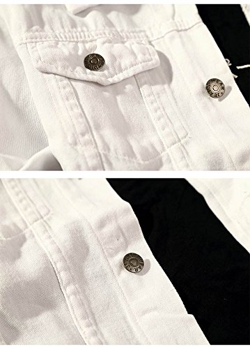 LifeHe Classic Denim Jacket Men Slim Fit Fashion Jeans Coat3