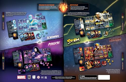 USAopoly Marvel Dice Throne - X-Men Box 1 Dice and Card Game Ages 8plus 2-6 Players 30 Minutes Playing Time - Image 2