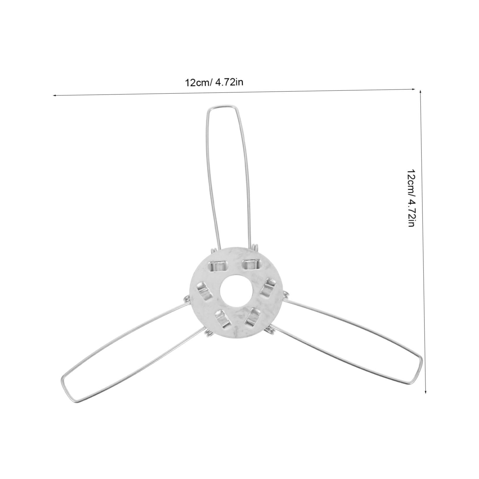 HEALLILY Spring Clips Metal Lampshade Holder Easy Install Lampshade Fixator for DIY