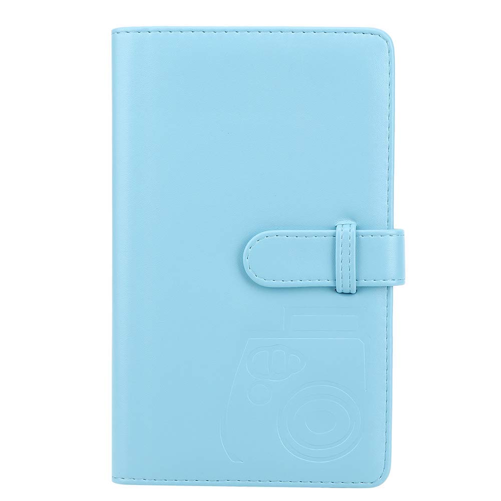 Stela 96 Pockets Wallet Photo Album for Fujifilm In-stax Mini 9/8 / 90/25 / 70, Share SP-2 SP-1, for Polaroid Z2300 PIC-300P (96 Pockets,(sky blue)-image-46