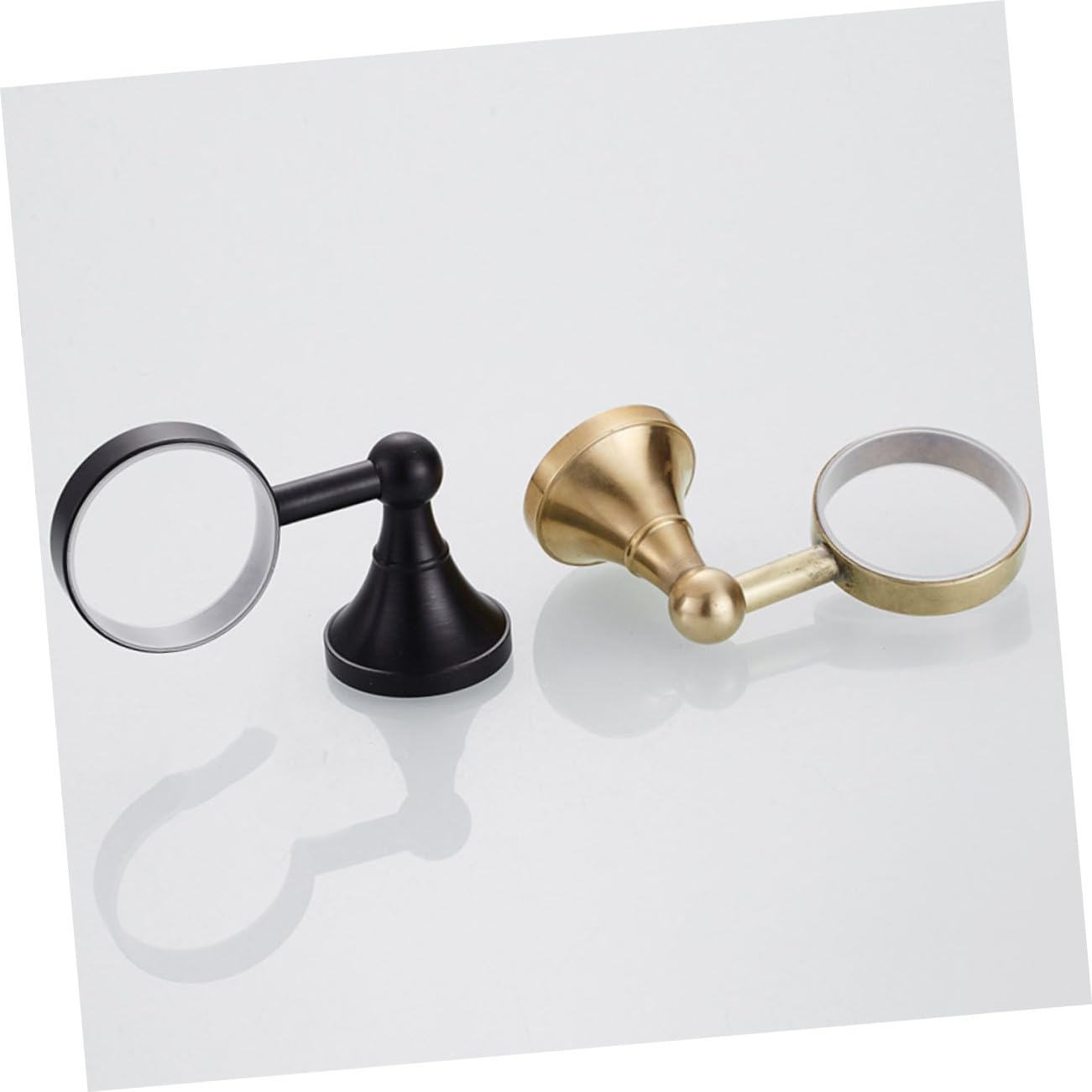 Portavasos Retro Individual para Cepillos De Dientes Color Negro Material Cerámico Soporte De Pared para Baño para Guardar Vasos De Cepillo