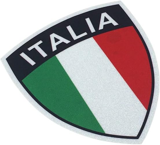 Car Styling Italy Flag Italia Car Sticker Decals Vinyl Tape Reflective 12x10cm