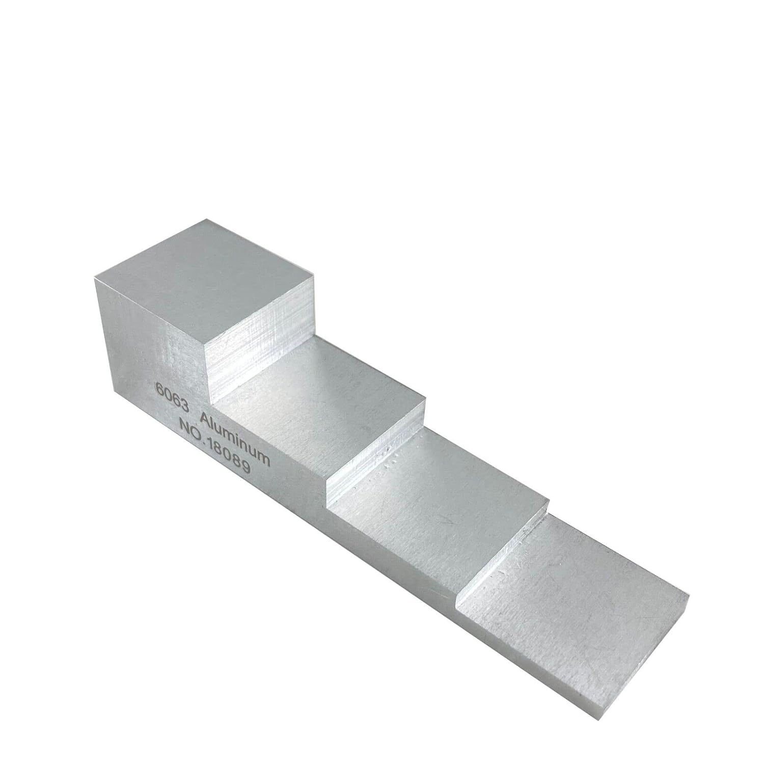 4 Step Calibration Block Ultrasonic Thickness Gauge Test Block 2.5mm 5mm 10mm 20mm with Material 6063 Aluminum